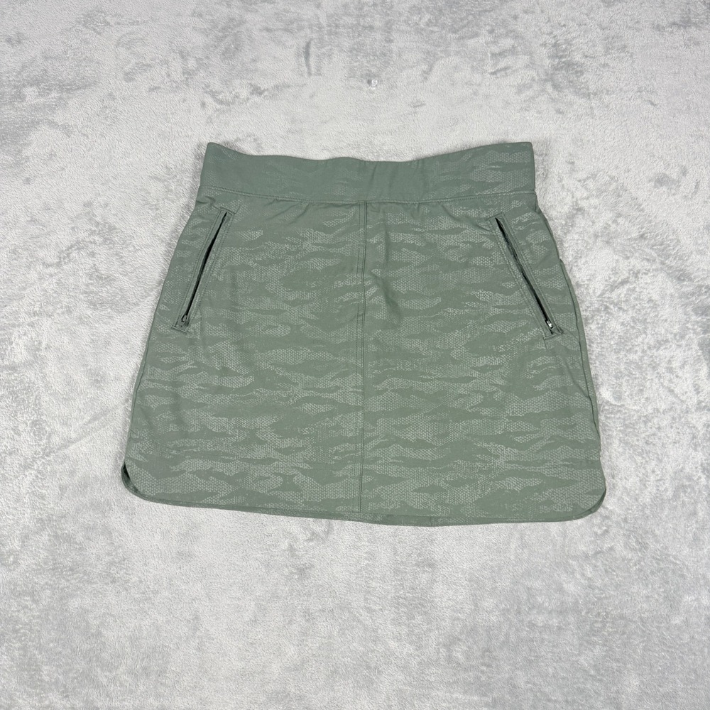 Orvis Womens Small Skort Sage Green Camo Active Hiking Utility Skirt 0783